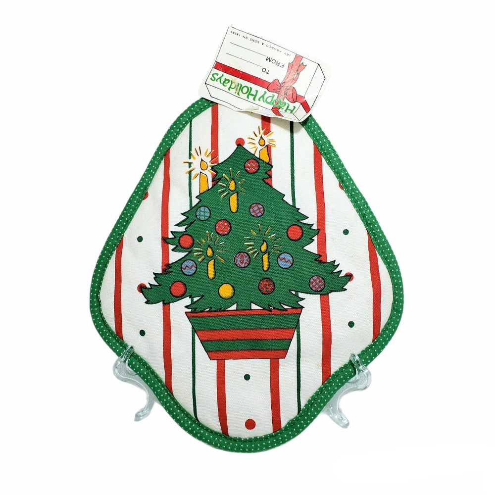 Vintage Jay Franco Christmas Tree Pot Holder